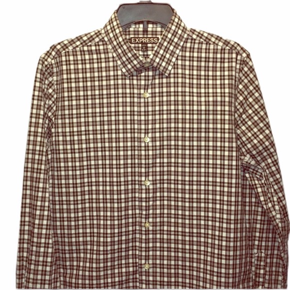🍁Expresses men’s button-down longsleeve shirt - Picture 1 of 4
